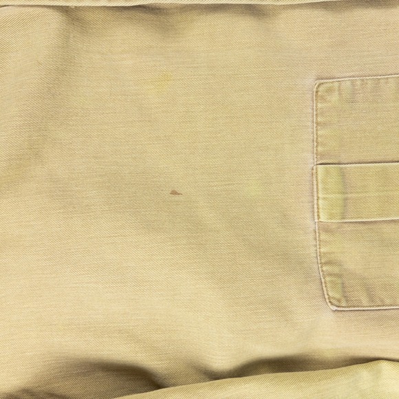 Vintage 90s Scouting Shirt Women Medium Tan Embroidered Patches Safari Utility - Picture 5 of 9